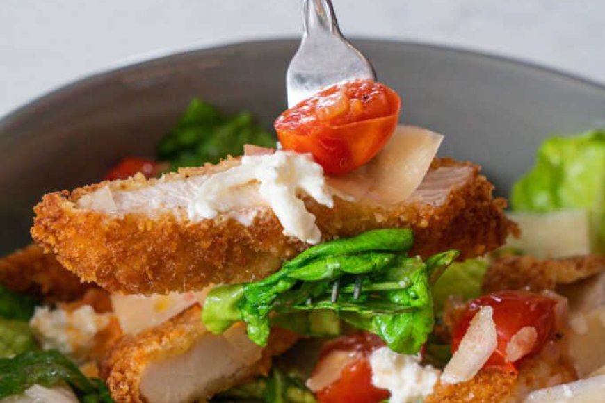 Hühnchen-Parmesan-Salat - Rezepte - Deutschideen