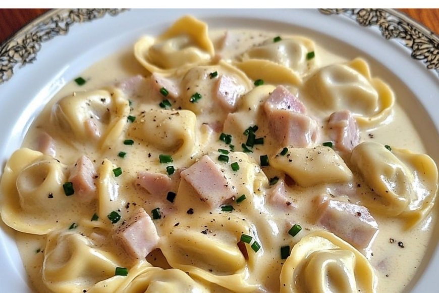 Tortellini in Schinken - Käse - Sahne - Sauce - Deutschideen