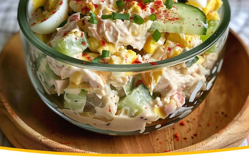 Thunfischsalat mit Ei und Gurke Frisch, leicht und gesund - Deutschideen