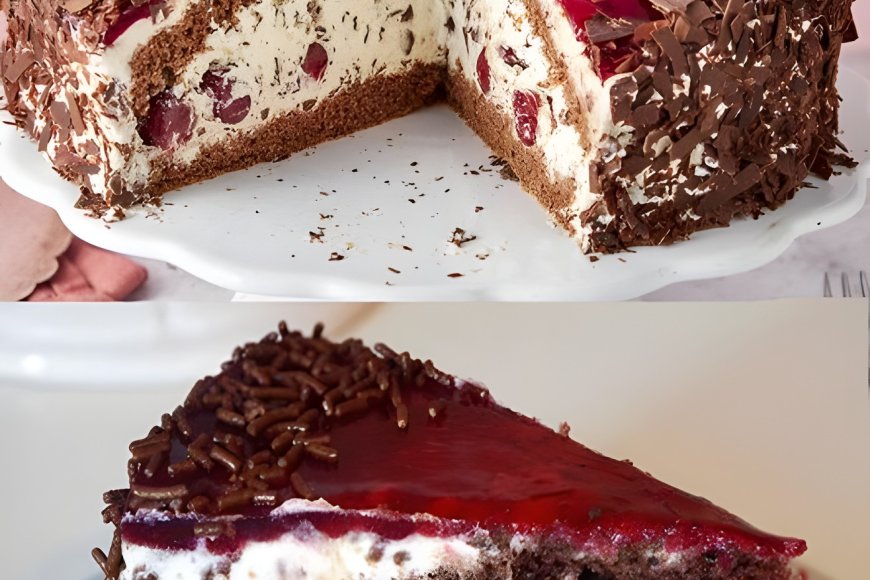 Stracciatella Kirsch Torte mit 1 Glas Kirschen ein Traum - Deutschideen Stracciatella Kirsch Torte mit 1 Glas Kirschen ein Traum - Deutschideen